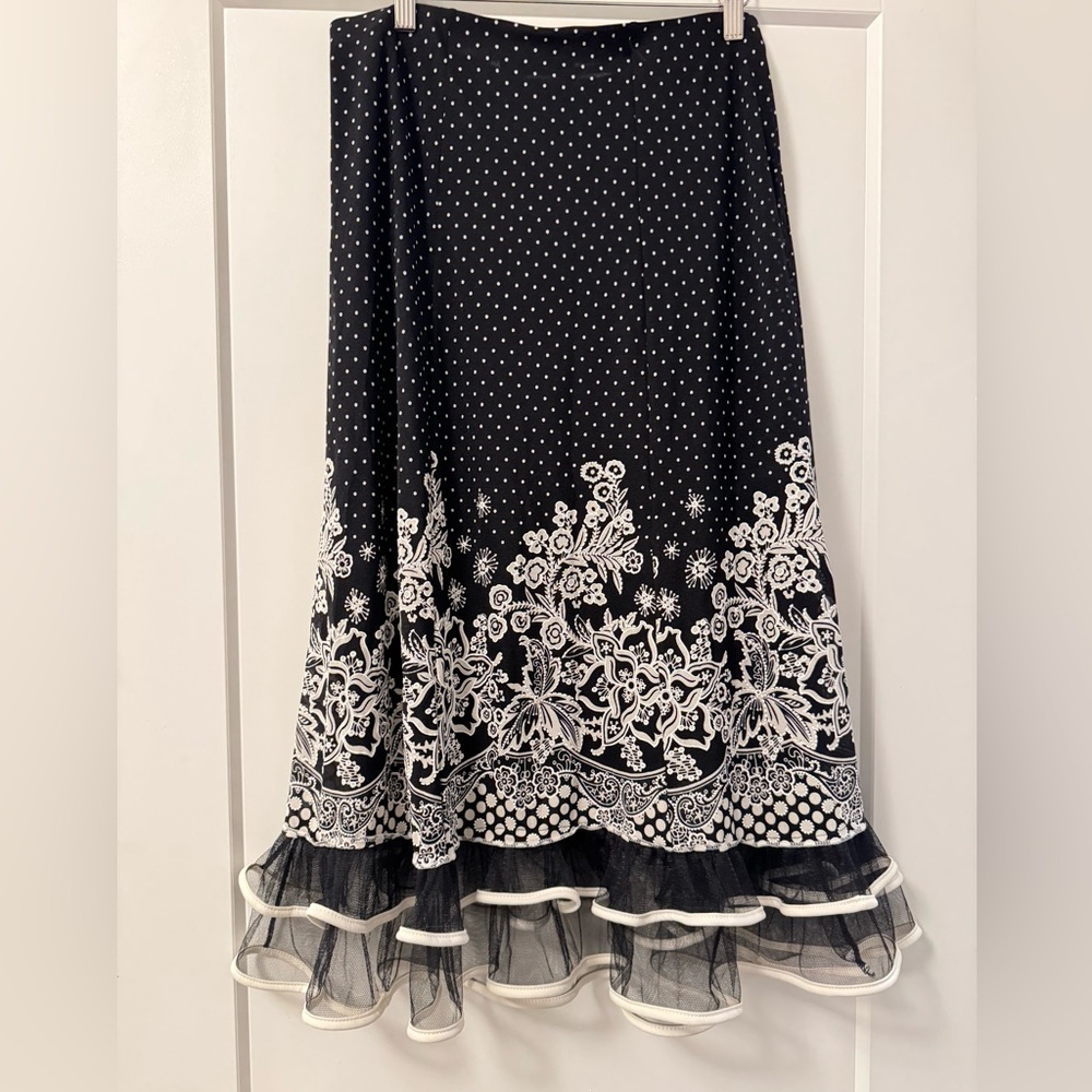 Unique Ruffle Hem Skirt - Picture 5 of 5